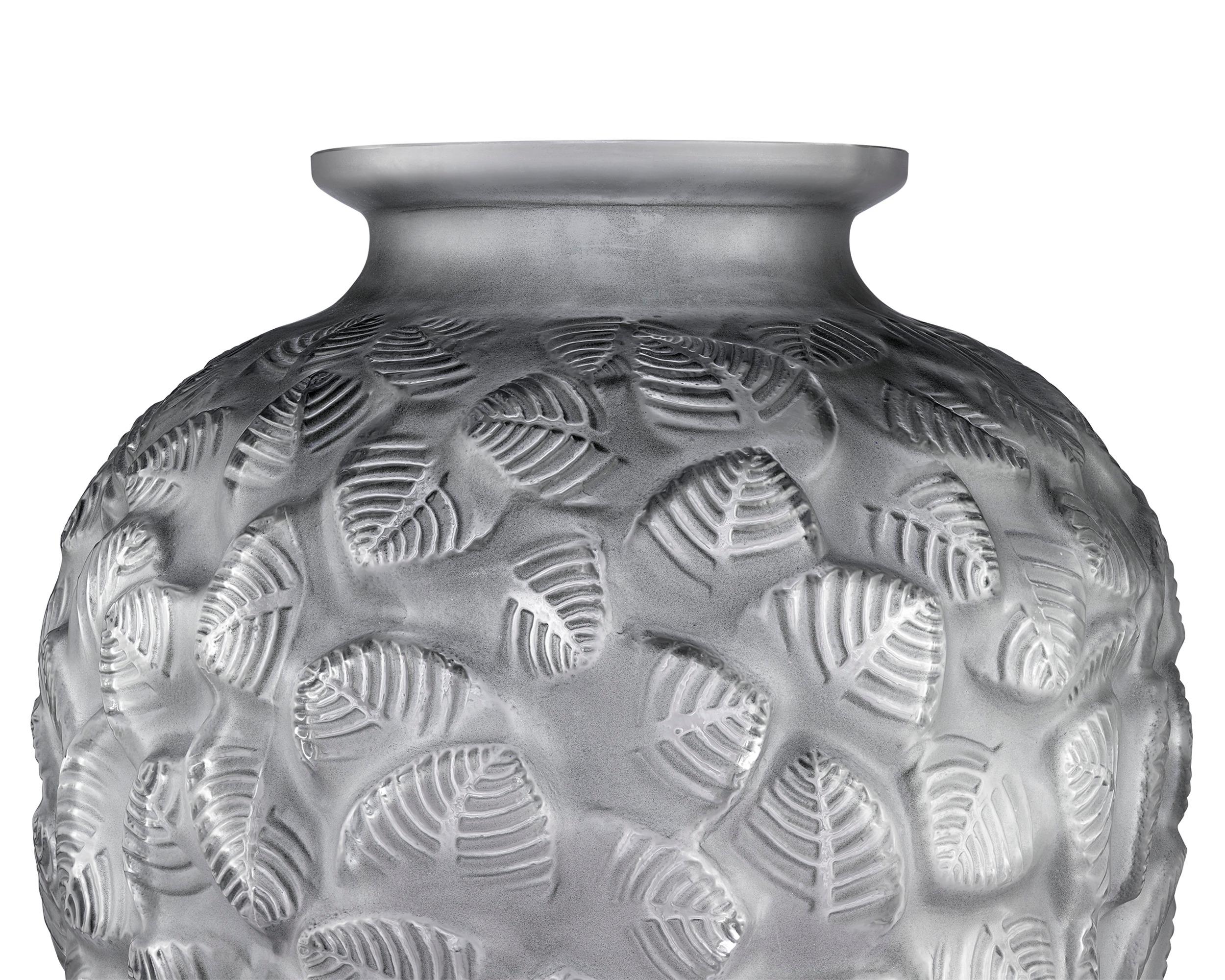 Art Deco René Lalique Charmilles Vase For Sale