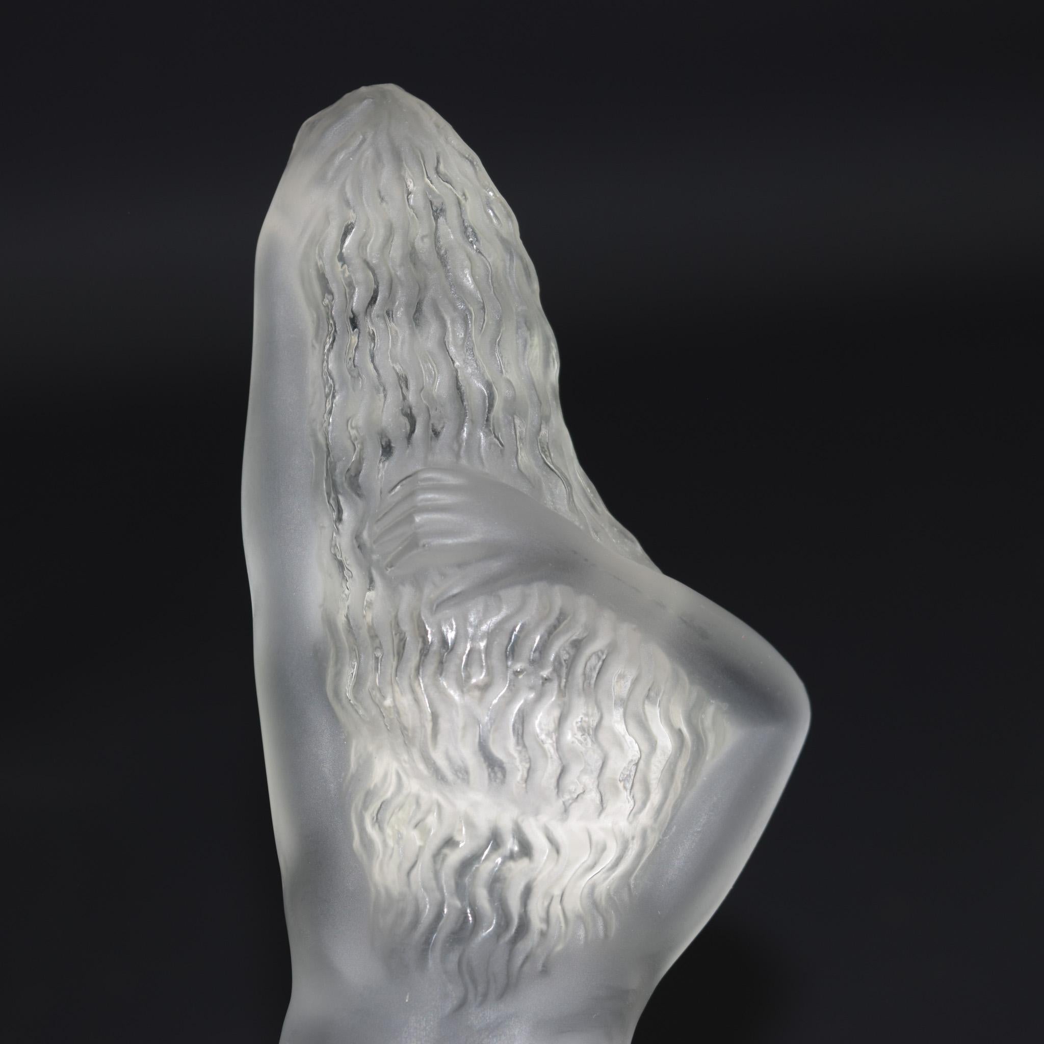Mascotte per auto di Rene Lalique chrysis C1931 in vendita 3