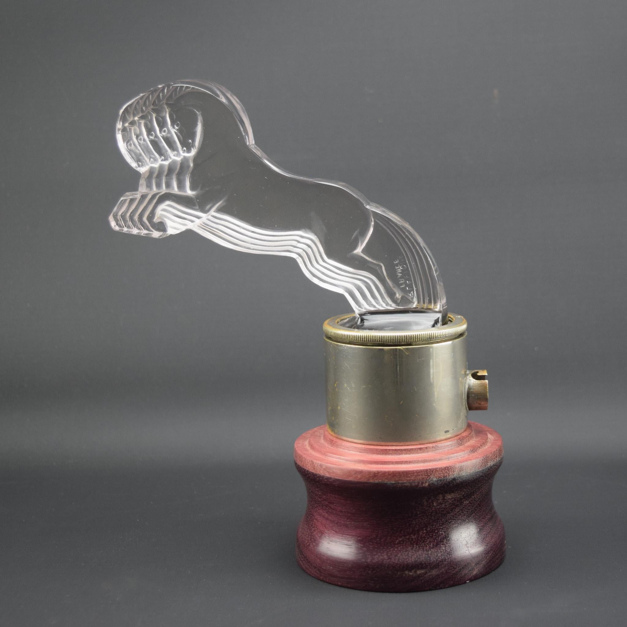 Francese Rene Lalique Cinq Chevaux car mascot C1925 in vendita
