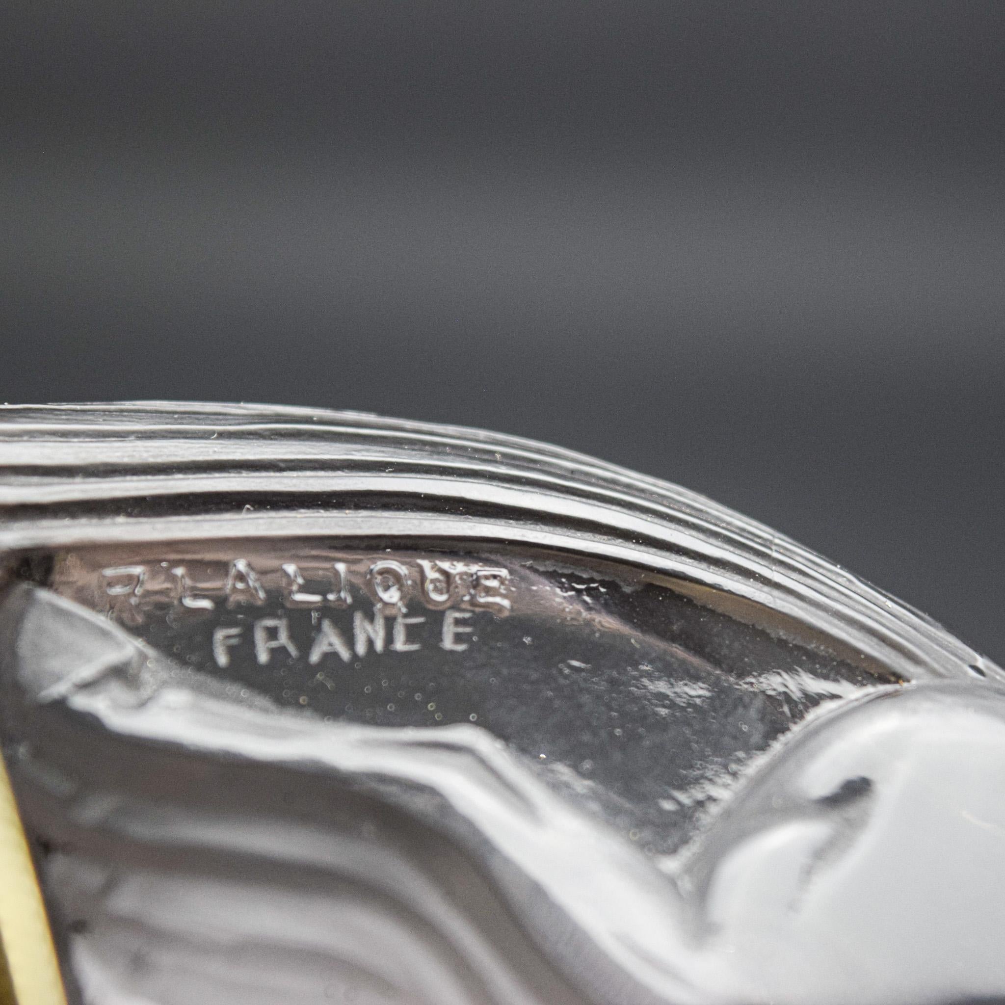 Rene Lalique Cinq Chevaux car mascot C1925 in vendita 1