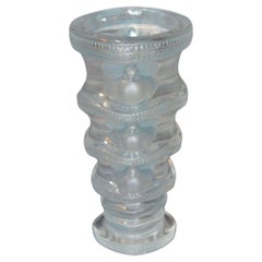 René Lalique Clear & Frosted Crystal Saint Marc Vase
