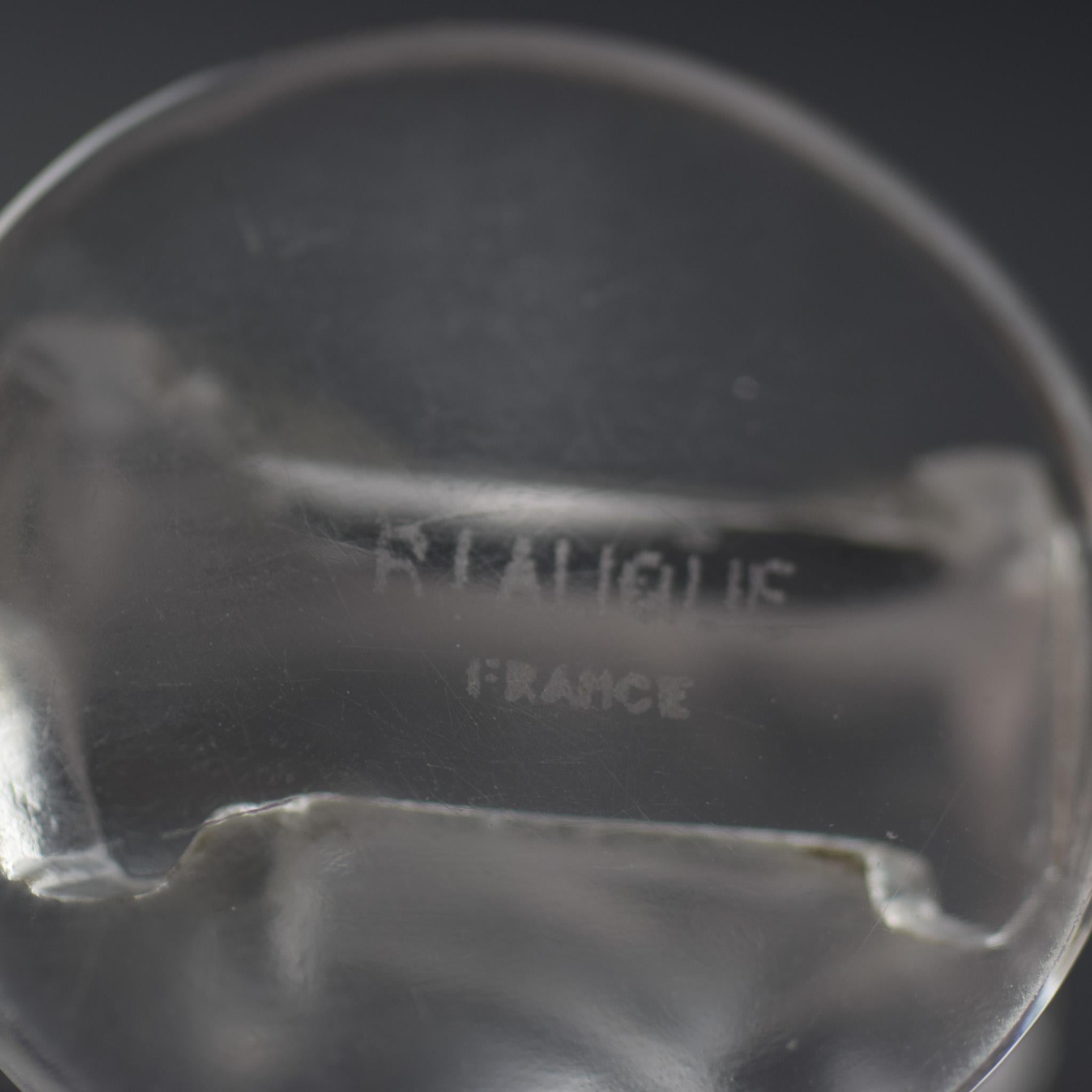 Rene Lalique klar & gefrostet Sanglier (Wildschwein) Auto Maskottchen C1929 (Frühes 20. Jahrhundert) im Angebot