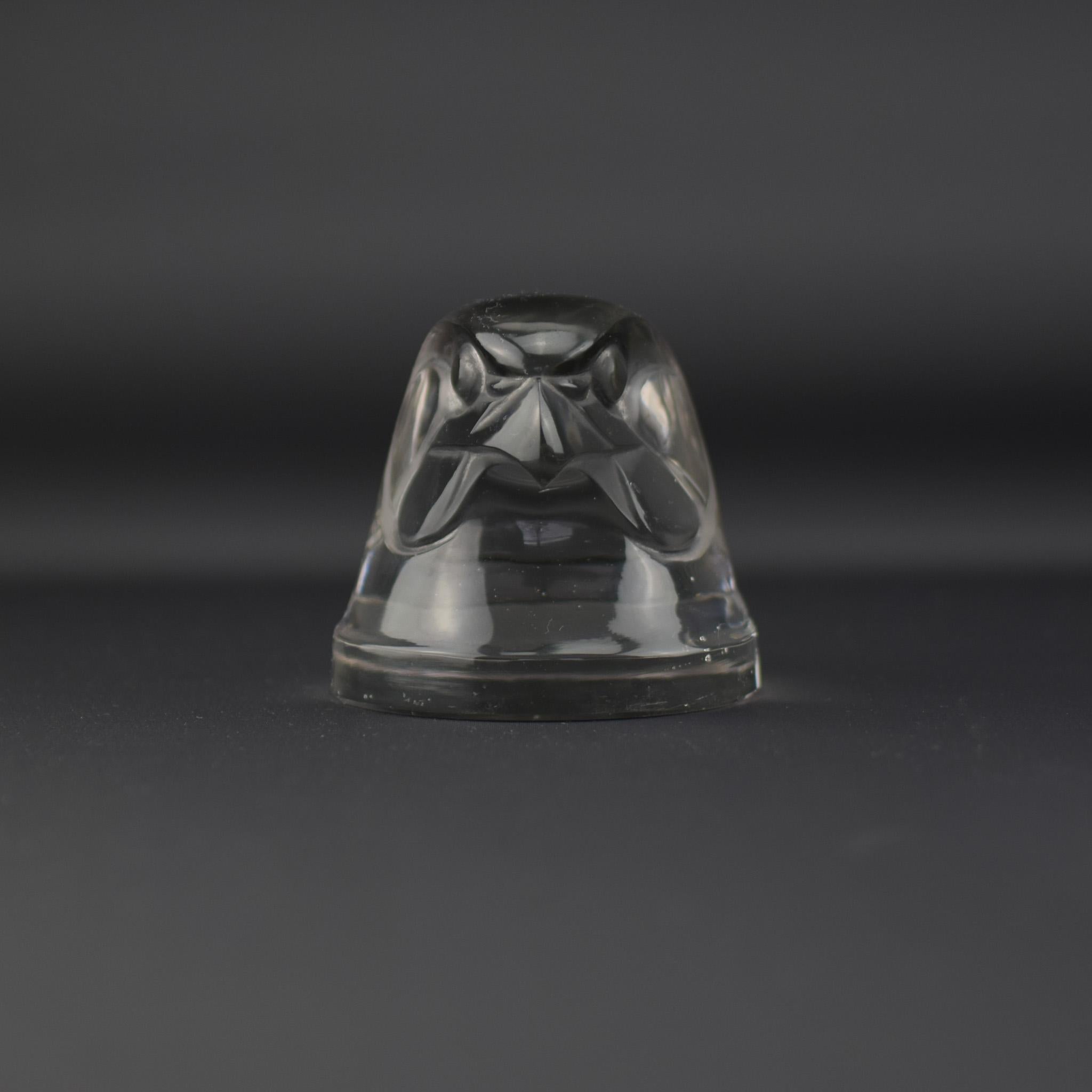 Art Deco Rene Lalique Clear & frosted Tete d'epervier C1928 For Sale