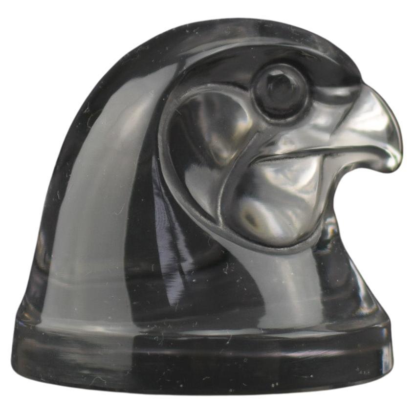 Rene Lalique Tete d'epervier trasparente e smerigliato C1928