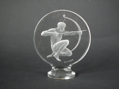 Rene Lalique Clear Glass 'Archer' Mascot