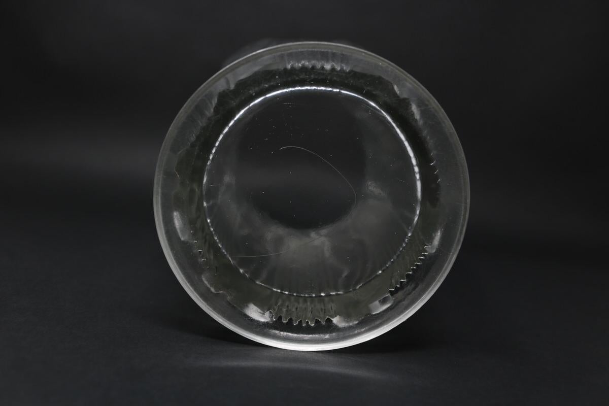 Early 20th Century Rene Lalique Clear Glass Danaides Vase For Sale