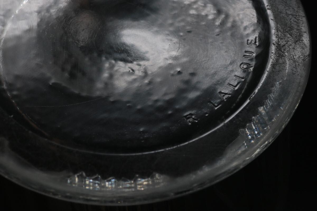Vetro Rene Lalique Vaso Danaides in vetro trasparente in vendita