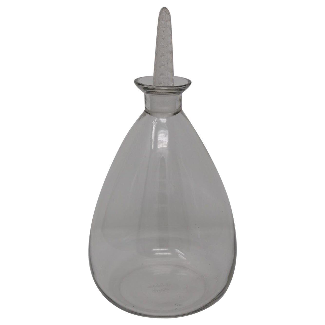 Carafe à décanter "Dornach" en verre transparent de Rene His