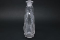 Bouteille de parfum « Forvil 8 Relief » en verre transparent Rene Lalique