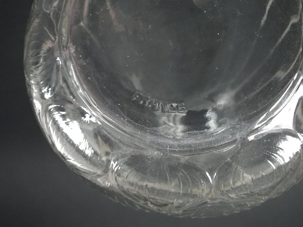 Rene Lalique Clear Glass 'Haarlem' Decanter and Glasses In Good Condition In Chelmsford, Essex