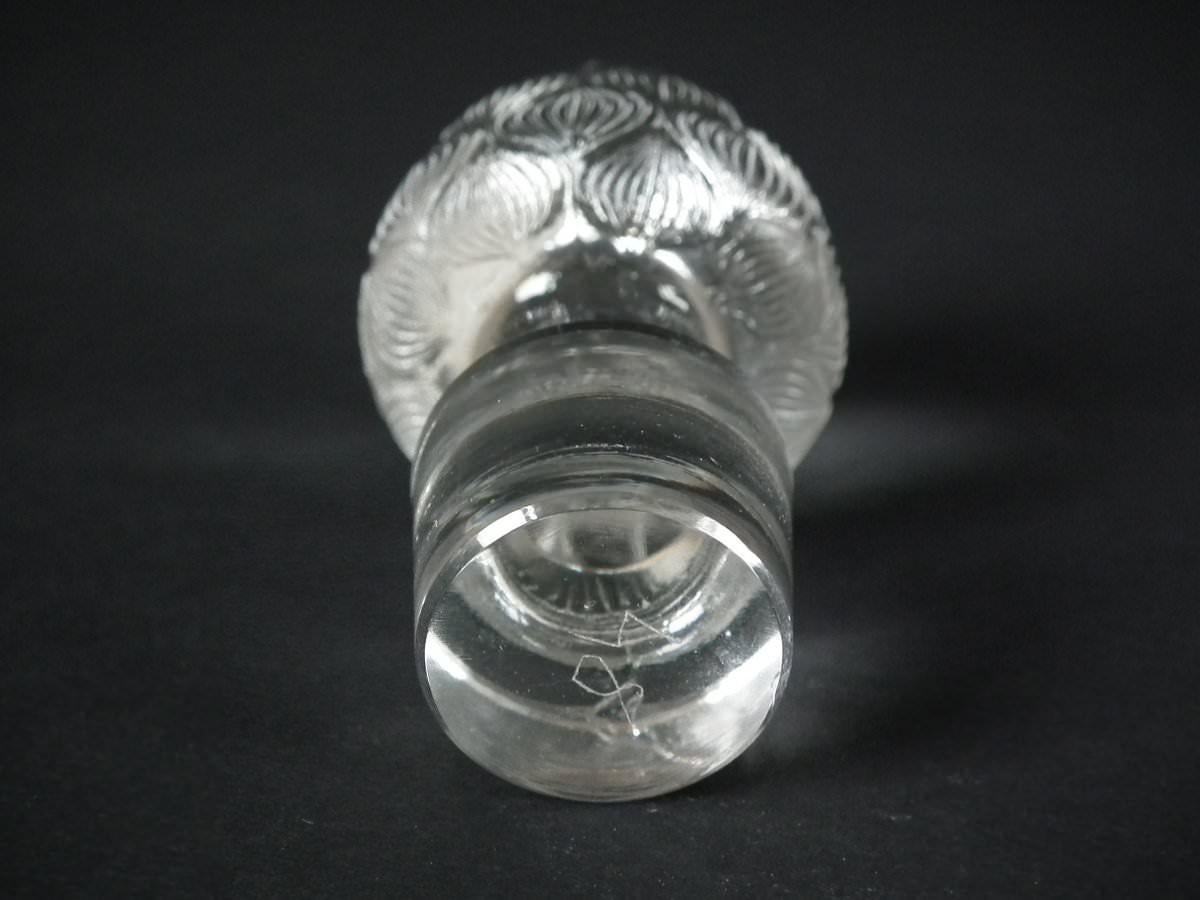 Rene Lalique Clear Glass 'Haarlem' Decanter and Glasses 2