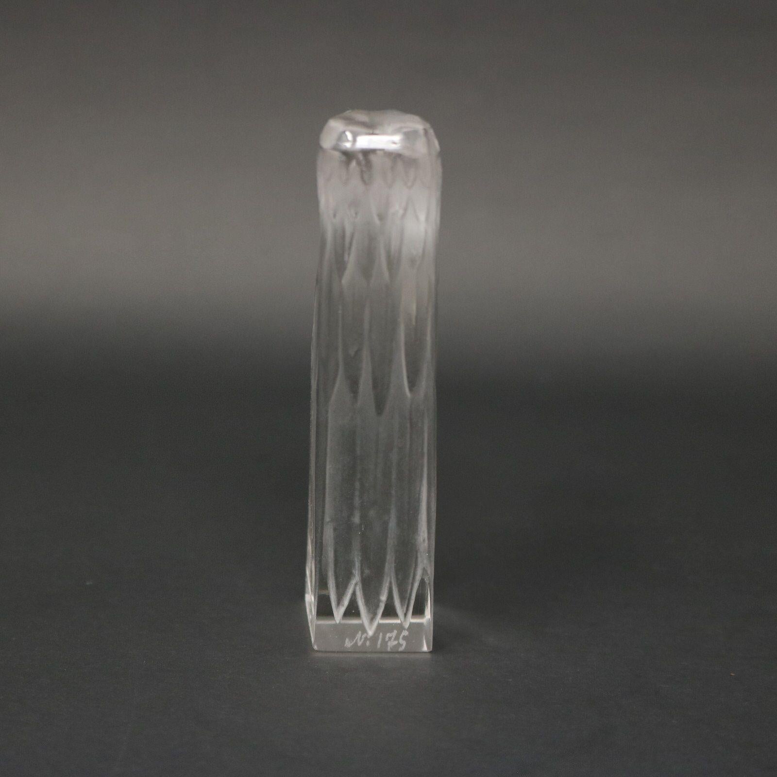 Rene Lalique Clear Glass Tete D'aigle Cachet 2