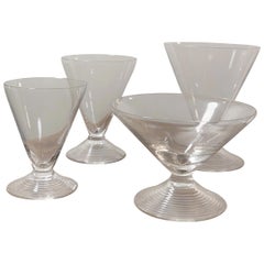 Rene Lalique Complet Set 43 Pieces Glasses Arbois Water Wine Champagne Madere