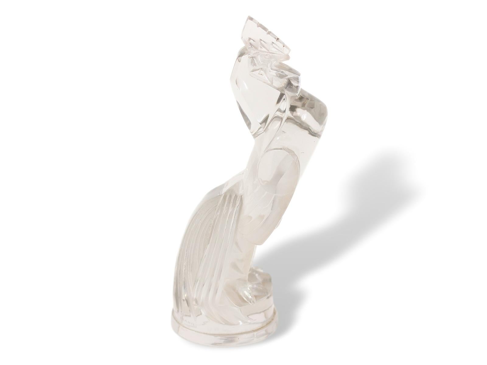 Original Rene Lalique Car Mascot

From our Lalique collection, we are thrilled to offer this Rene Lalique Coq Houdan (Chicken) Car Mascot. The Mascot from the original series by Rene Lalique modelled as an Art Deco abstract Houdan Chicken. The Car