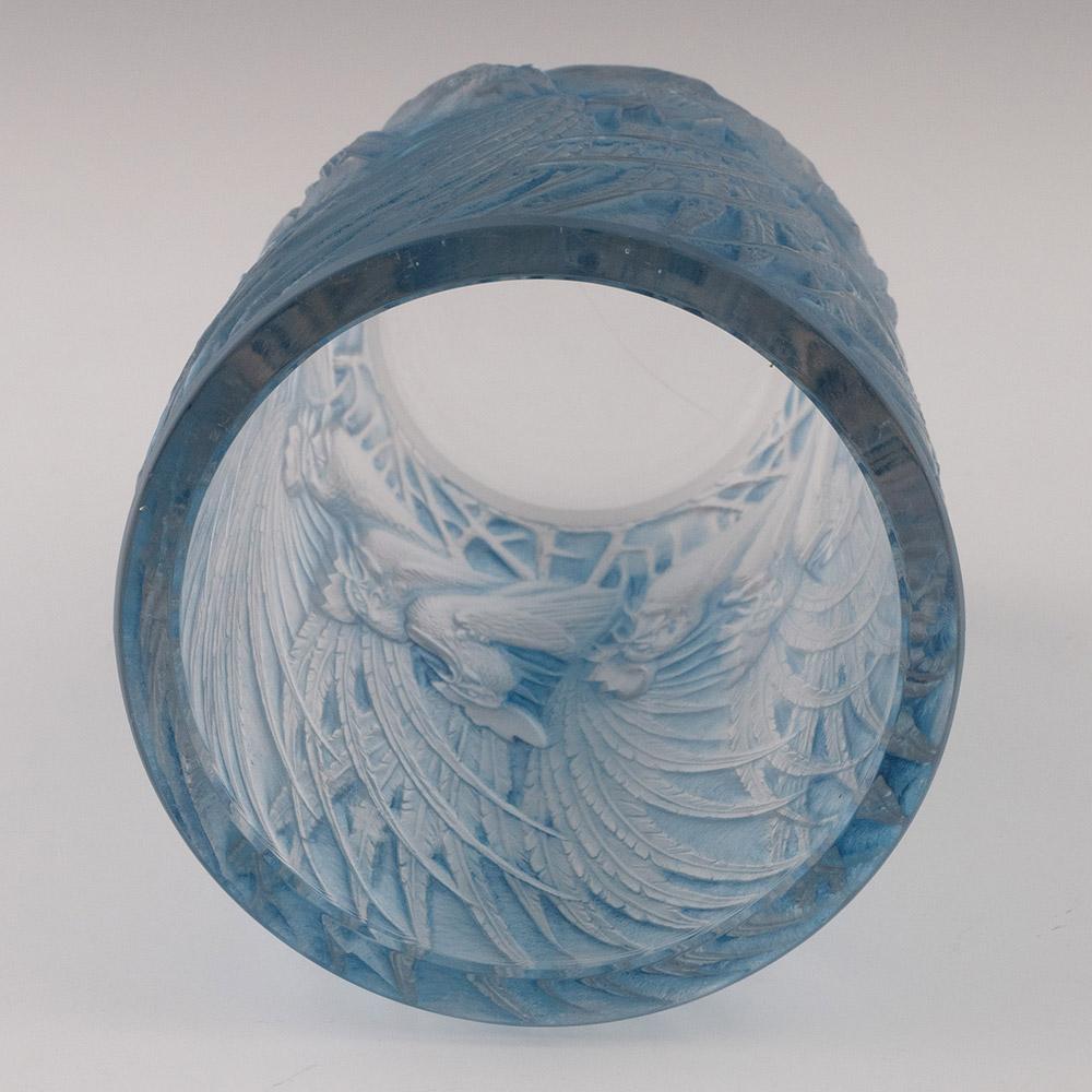 Vaso Coqs et Plumes di Rene Lalique disegnato nel 1928 in vendita 1