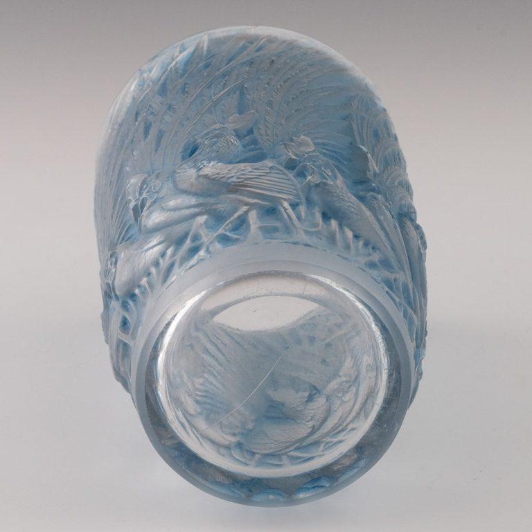 Vaso Coqs et Plumes di Rene Lalique disegnato nel 1928 in vendita 2