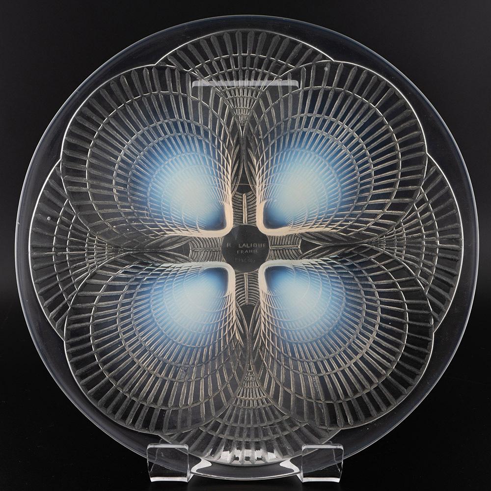 Art Déco Rene Lalique Coquilles No1 Piatto disegnato 1924 Marcilhac 3009 in vendita