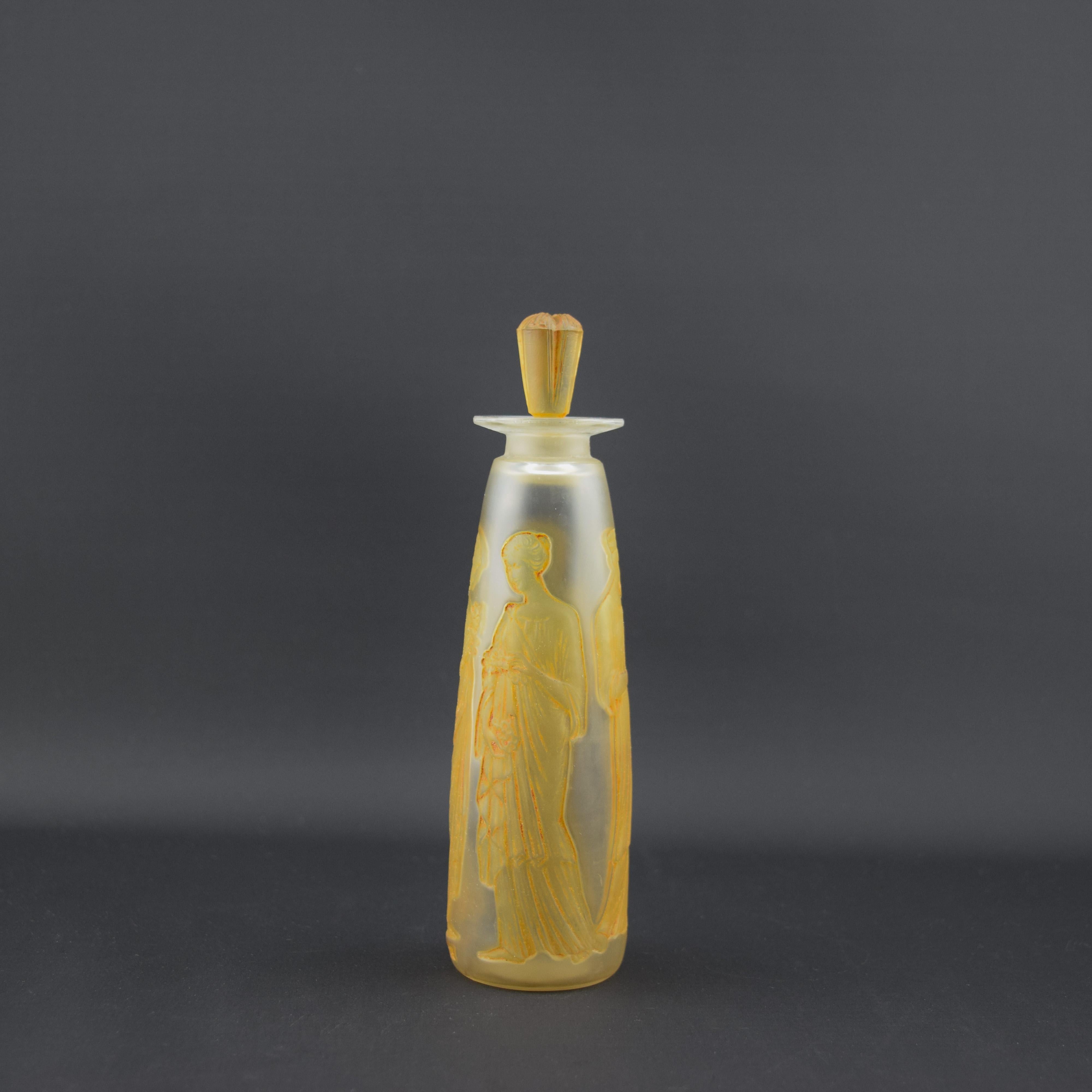 Stampato Rene Lalique Coty Ambre Antique profumo C1910 in vendita