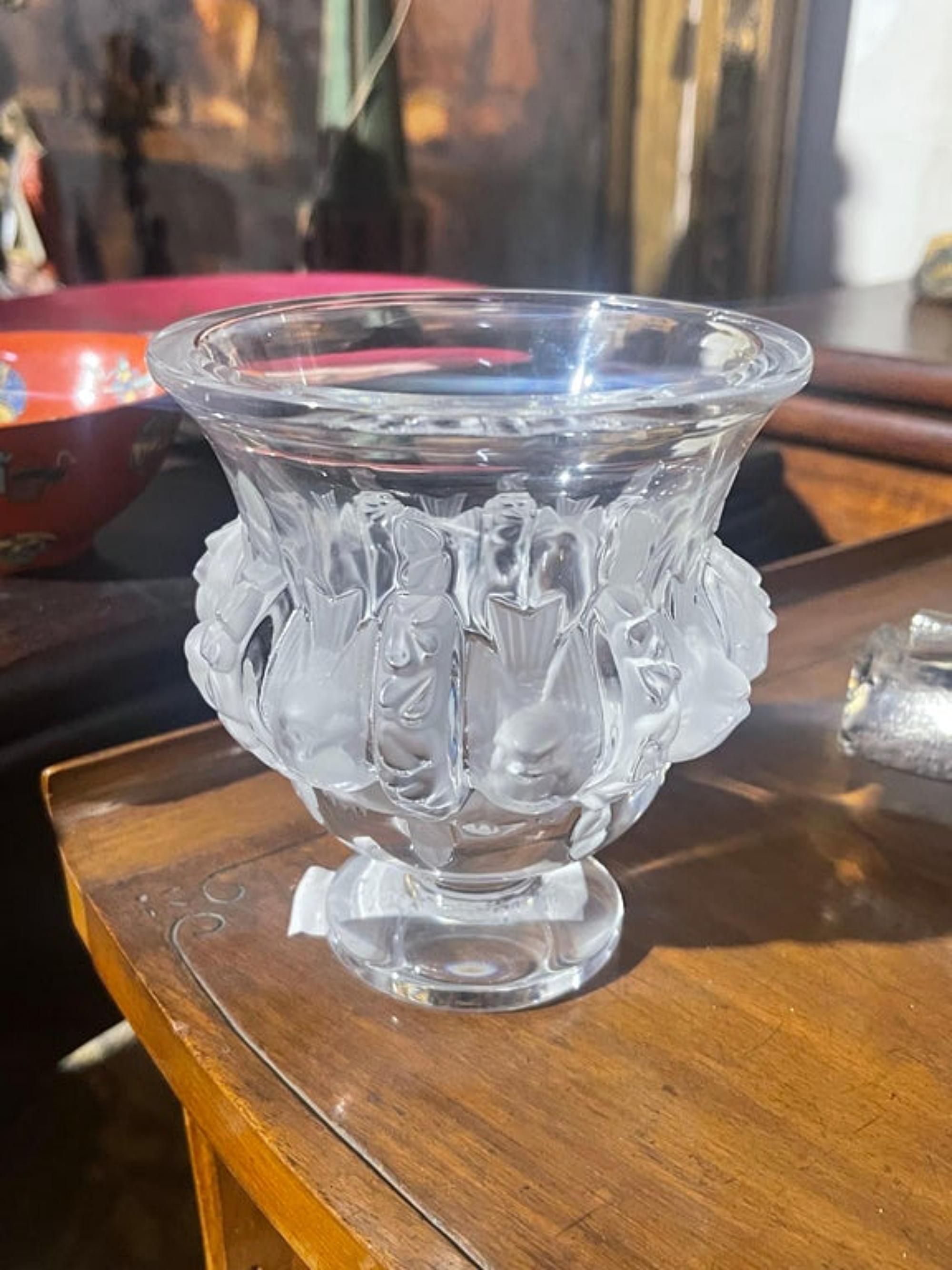 vase artichaut rene lalique