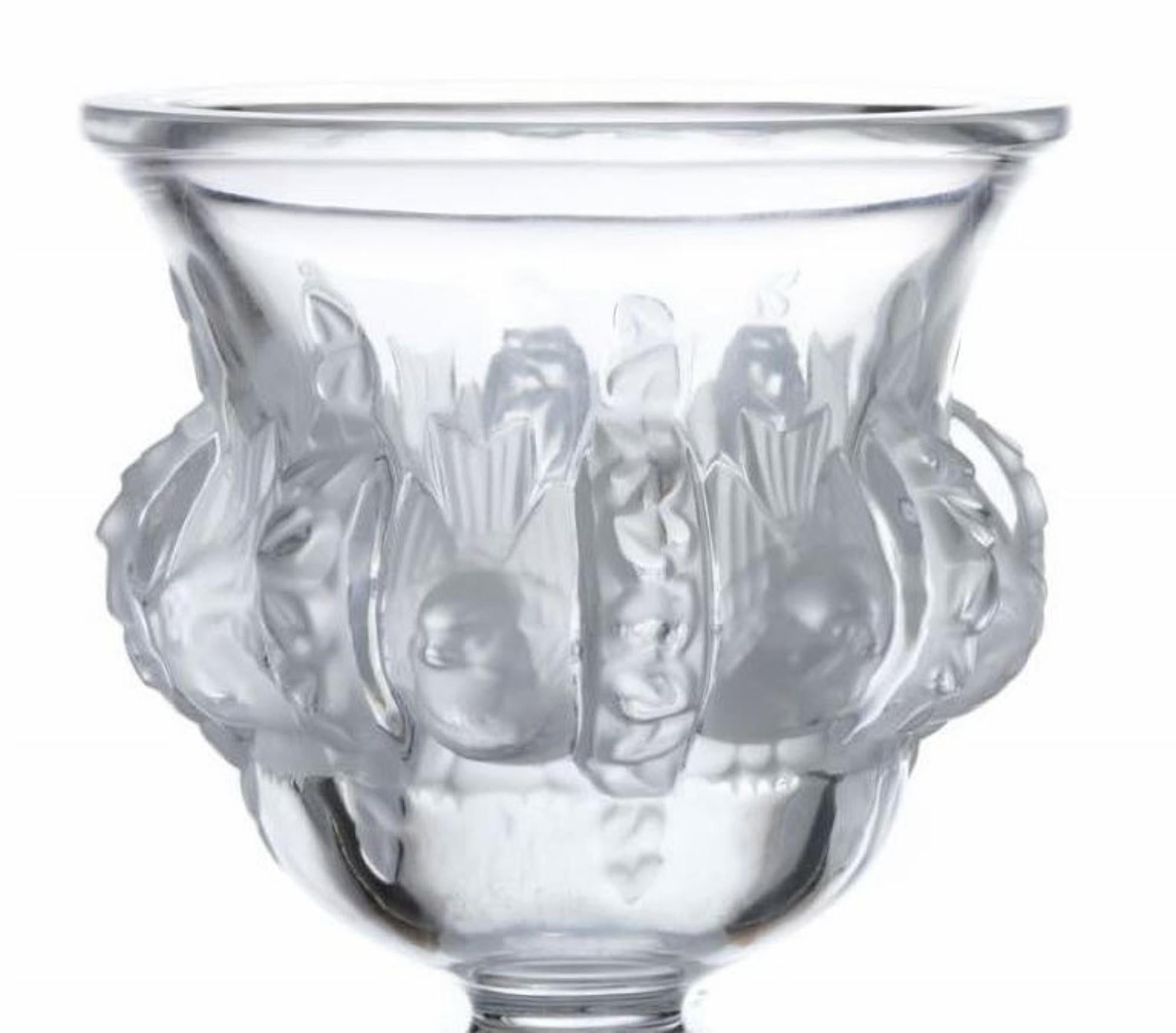Modern René Lalique Cup with Foot 