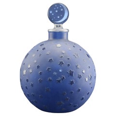 Bottiglia di profumo Rene Lalique Dans Le Nuit C1924 Dimensioni grandi 25.5cm