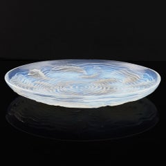Rene Lalique Dauphins Plate - Marcilhac 423, Designed 1932