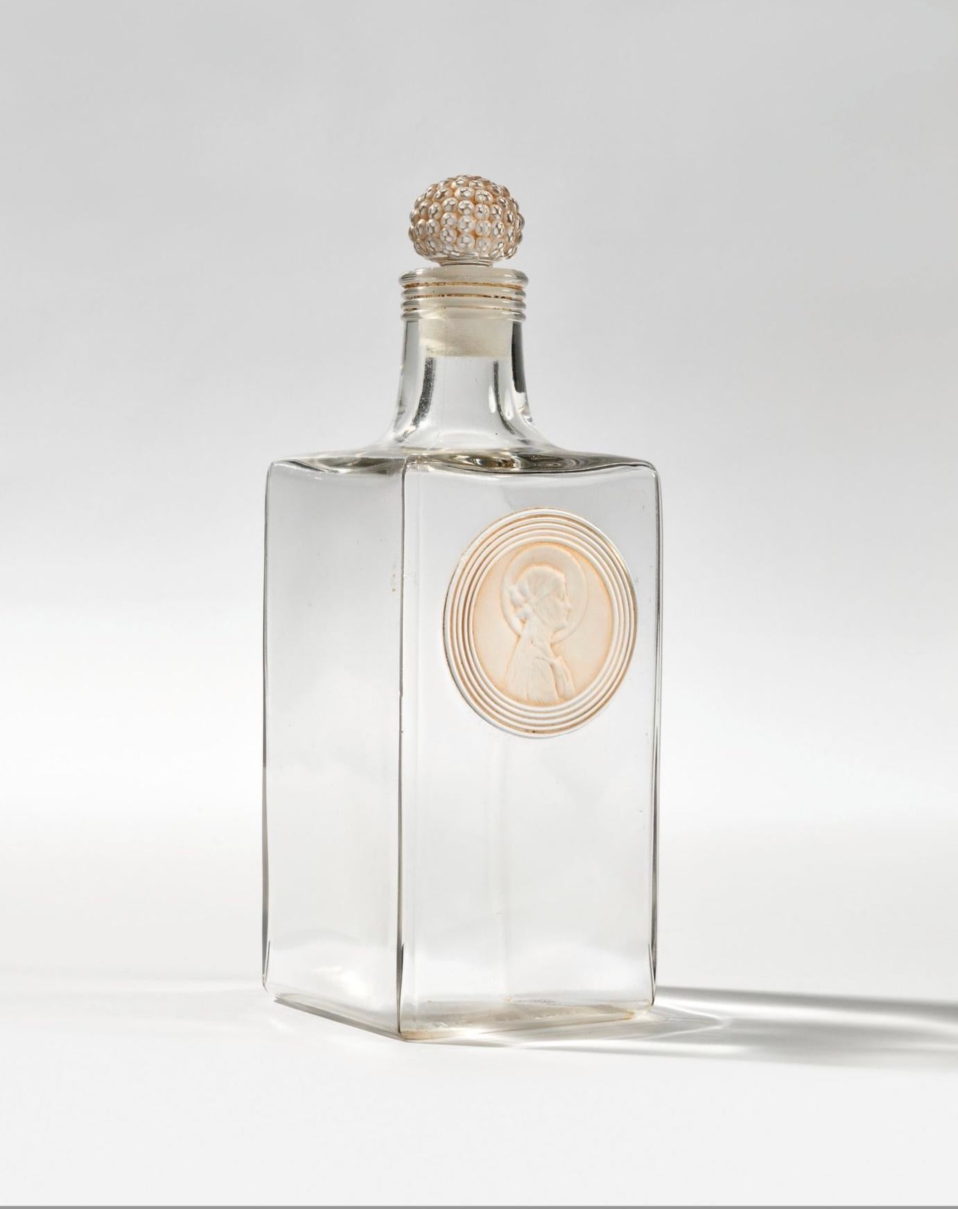 Blown Glass René Lalique: Decanter 