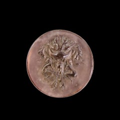 René Lalique Deux Figurines et Masque Brooch