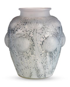 René Lalique Domrémy Frosted Glass Vase