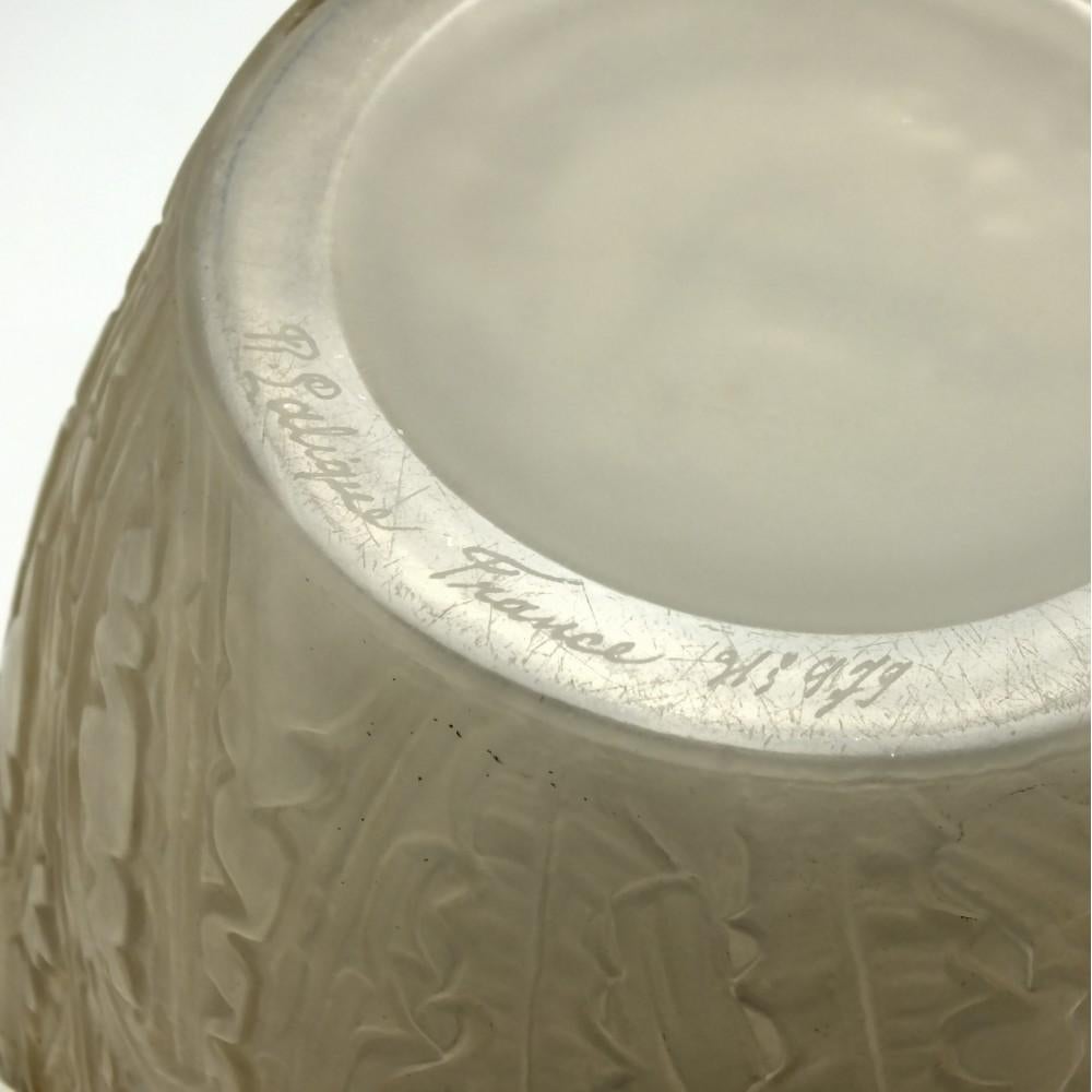 René Lalique Domremy Vase Marcilhac 979 In Excellent Condition In Kent, GB