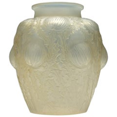 René Lalique Domremy Vase Marcilhac 979