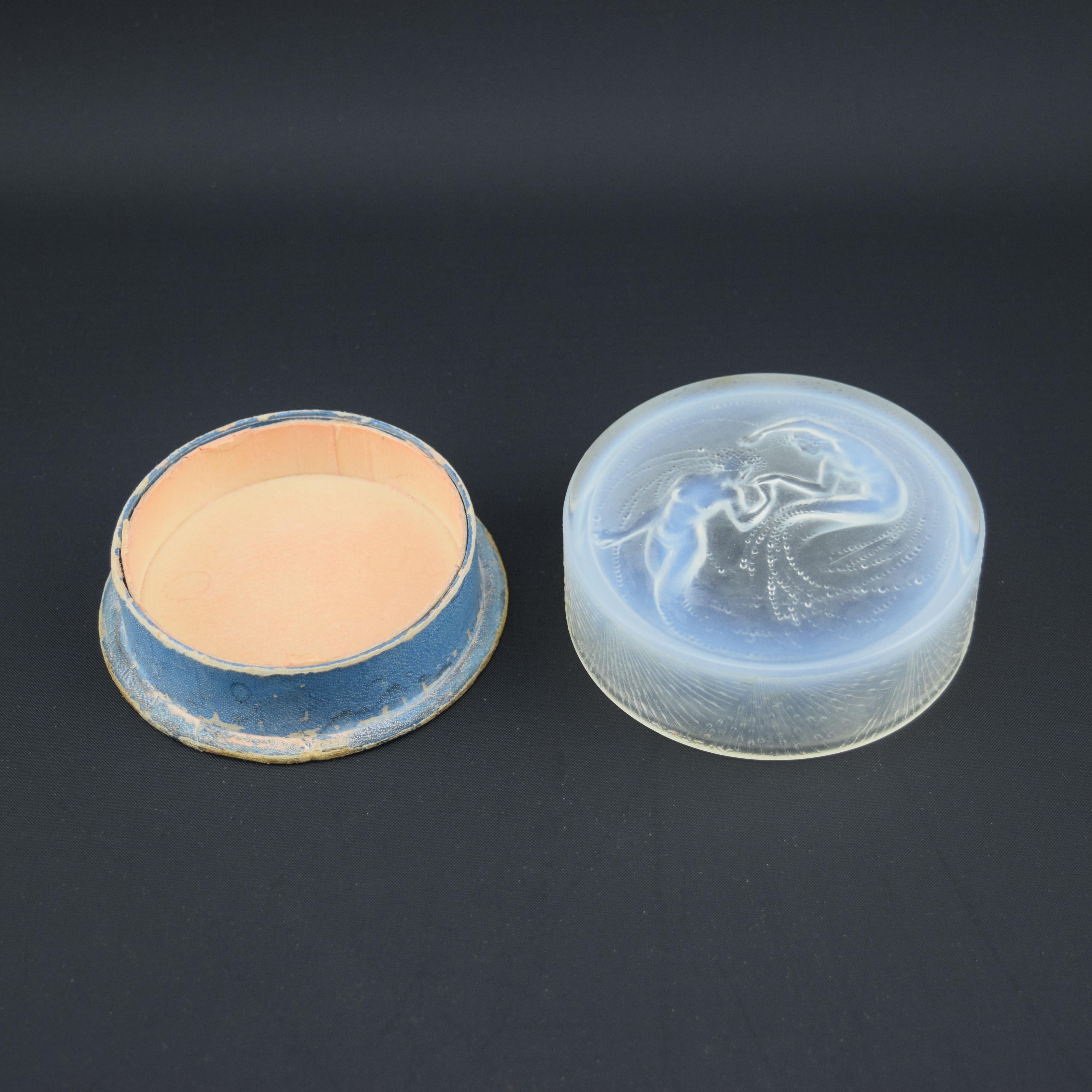 Caja Rene Lalique D'orsay deux sirenes C1920 Francés en venta
