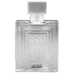 Rene Lalique Duncan No 2. Bouteille de parfum en verre d'art à trois nus