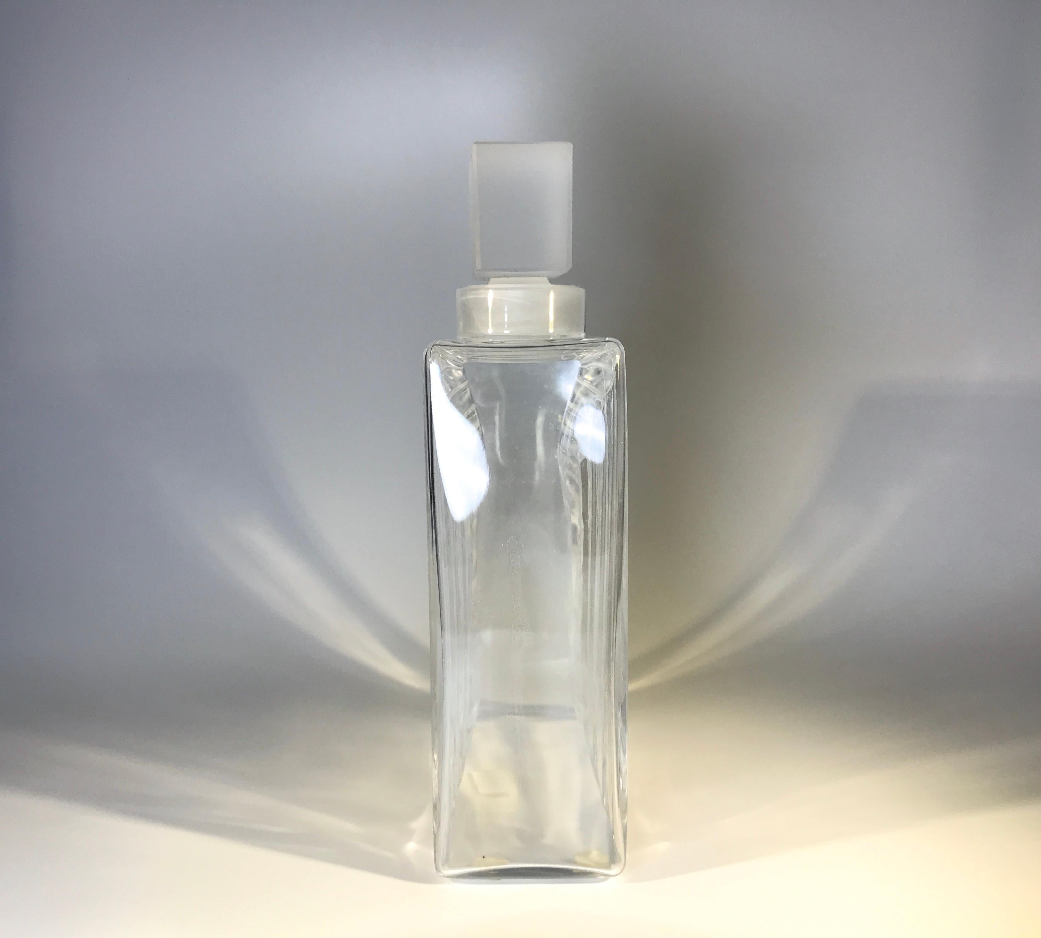 lalique crystal perfume bottle