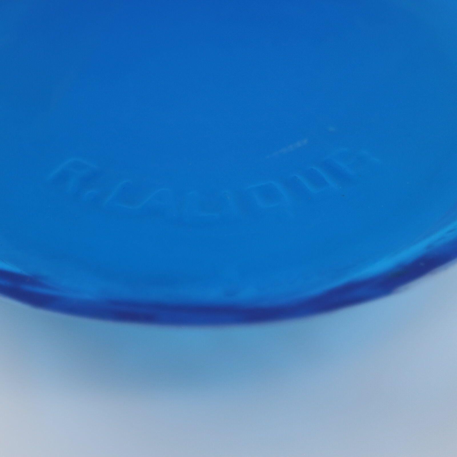 Rene Lalique Electric Blue Glass Espalion Vase For Sale 4