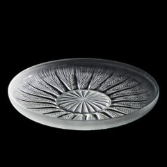 René Lalique Epis French Frosted Glass Plate