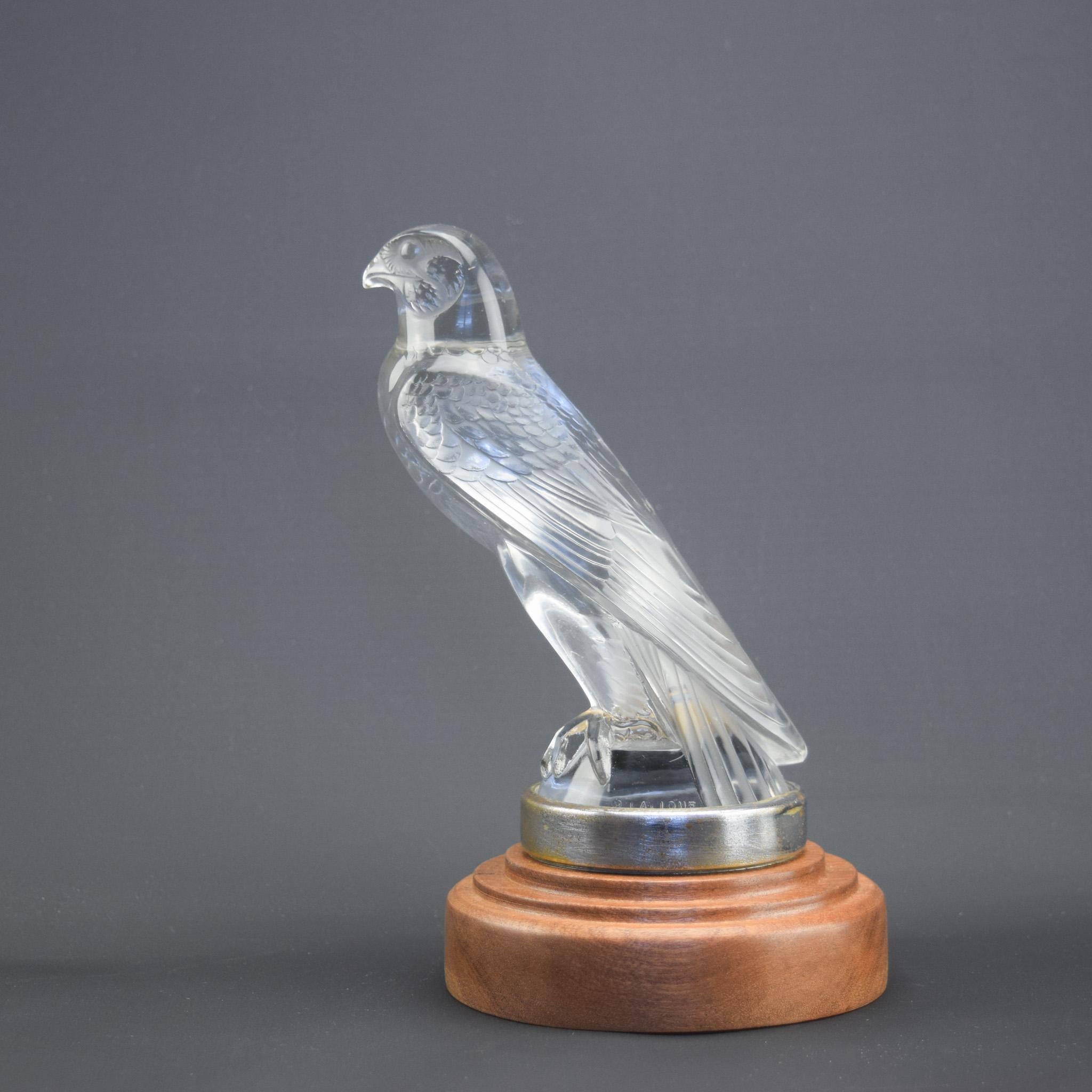 Mascota de coche Halcón René Lalique C1925 Francés en venta