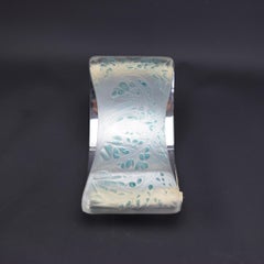 Rene Lalique Feuilles D'artichaut stationary rocker blotter C1920
