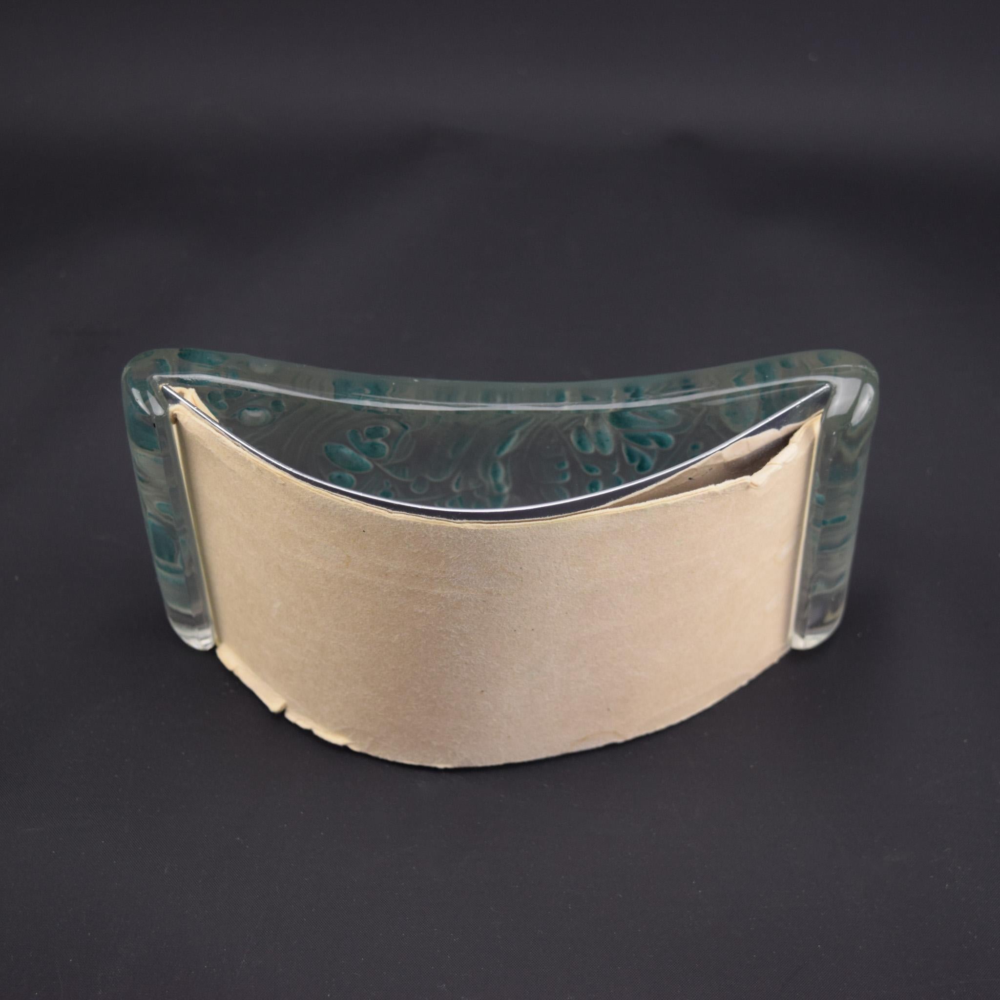 Rene Lalique Feuilles D'artichaut stationären Rocker Blotter C1920 (Französisch) im Angebot