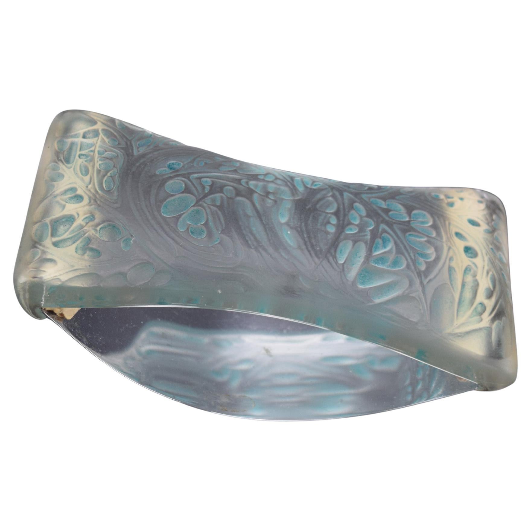 Rene Lalique Feuilles D'artichaut stationären Rocker Blotter C1920