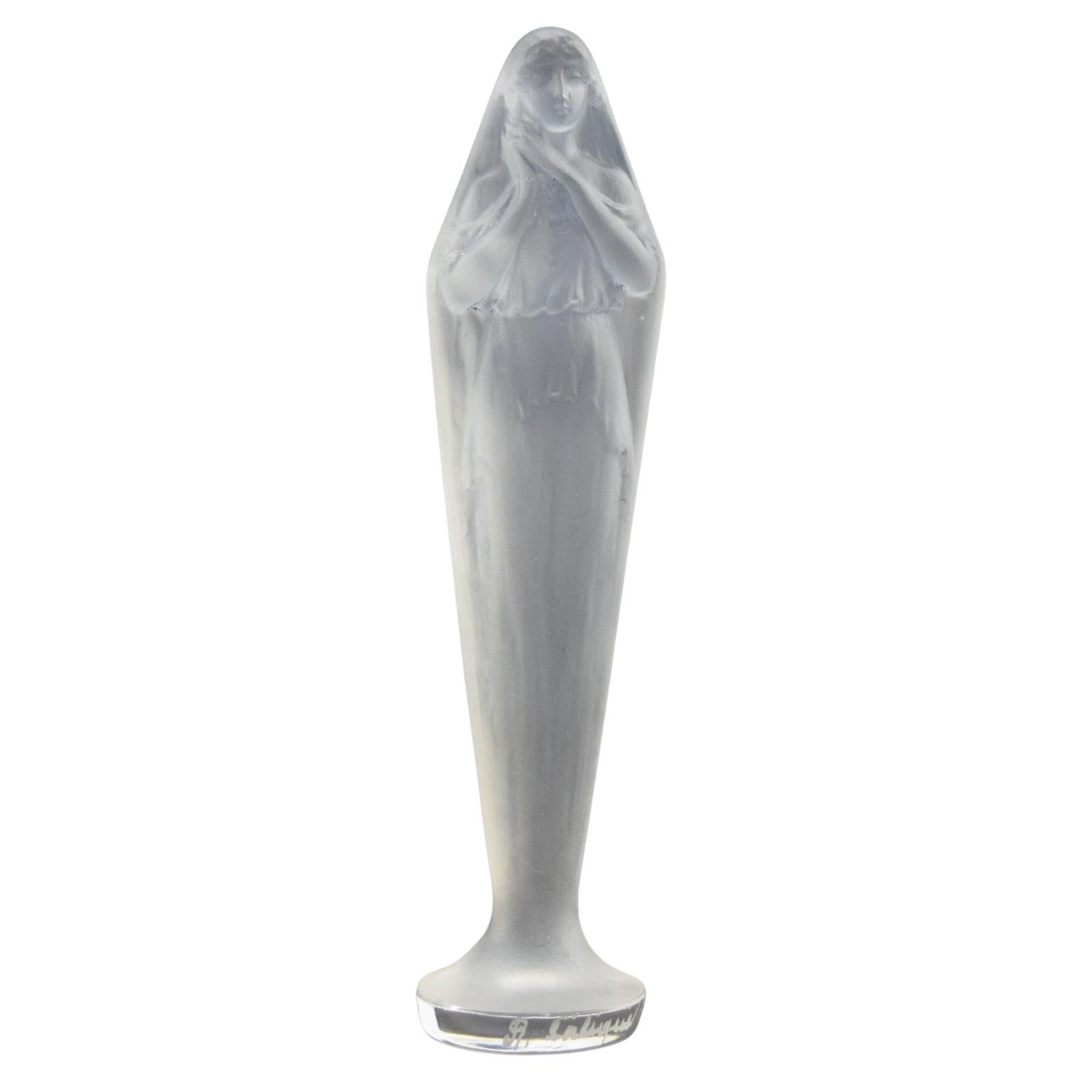Rene Lalique figurine mains jointes Siegel c1920