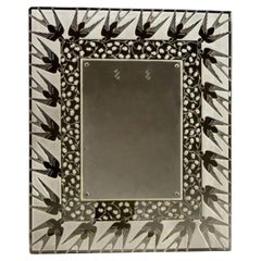 RENE LALIQUE: Frame "Lily of the Valley and Swallows" 1926