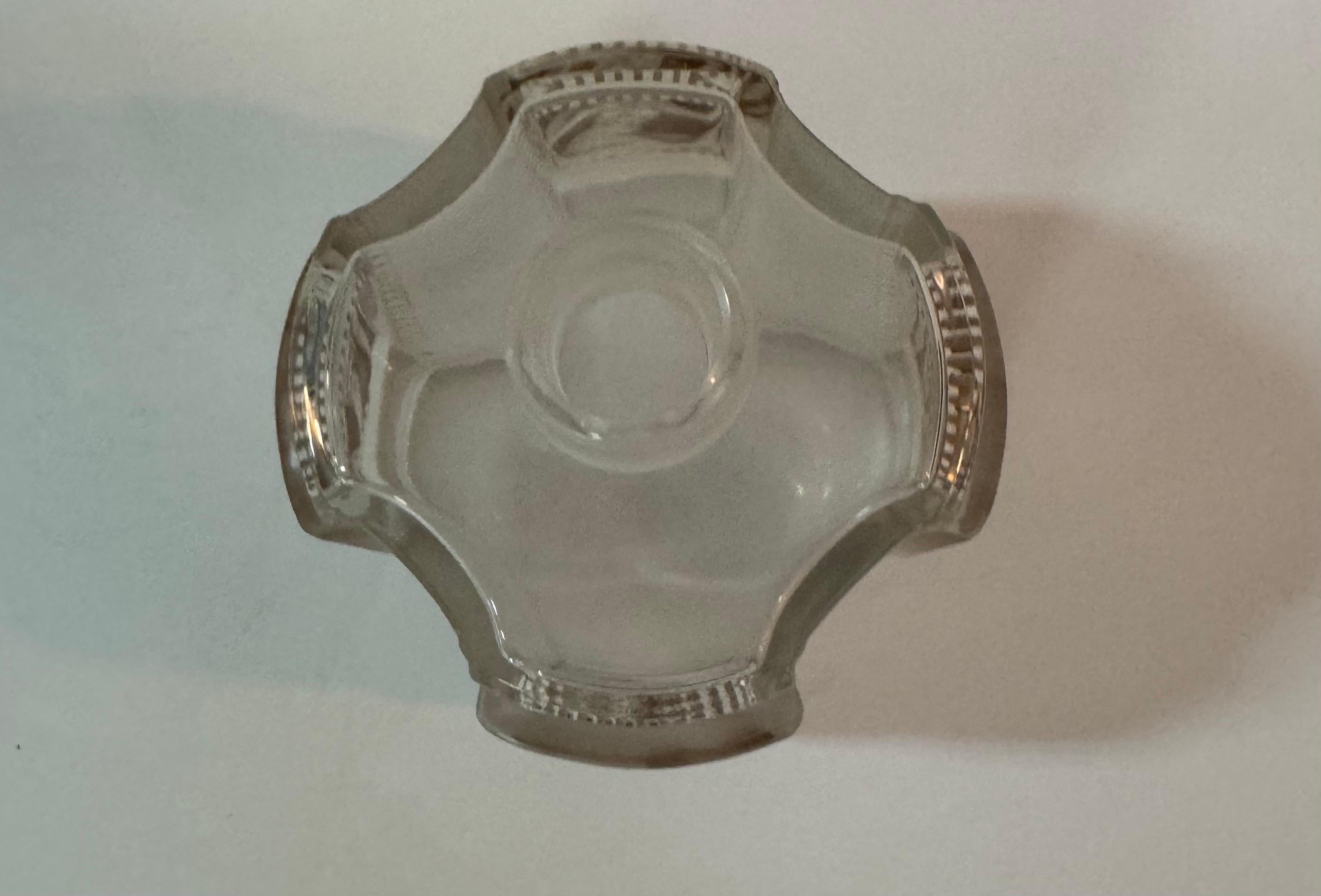 Bouteille de parfum en cristal Rene Hisca circa 1940 3