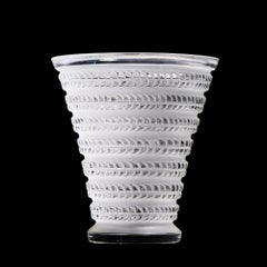 Rene Lalique Frence 'Cytise' Crystal Vase