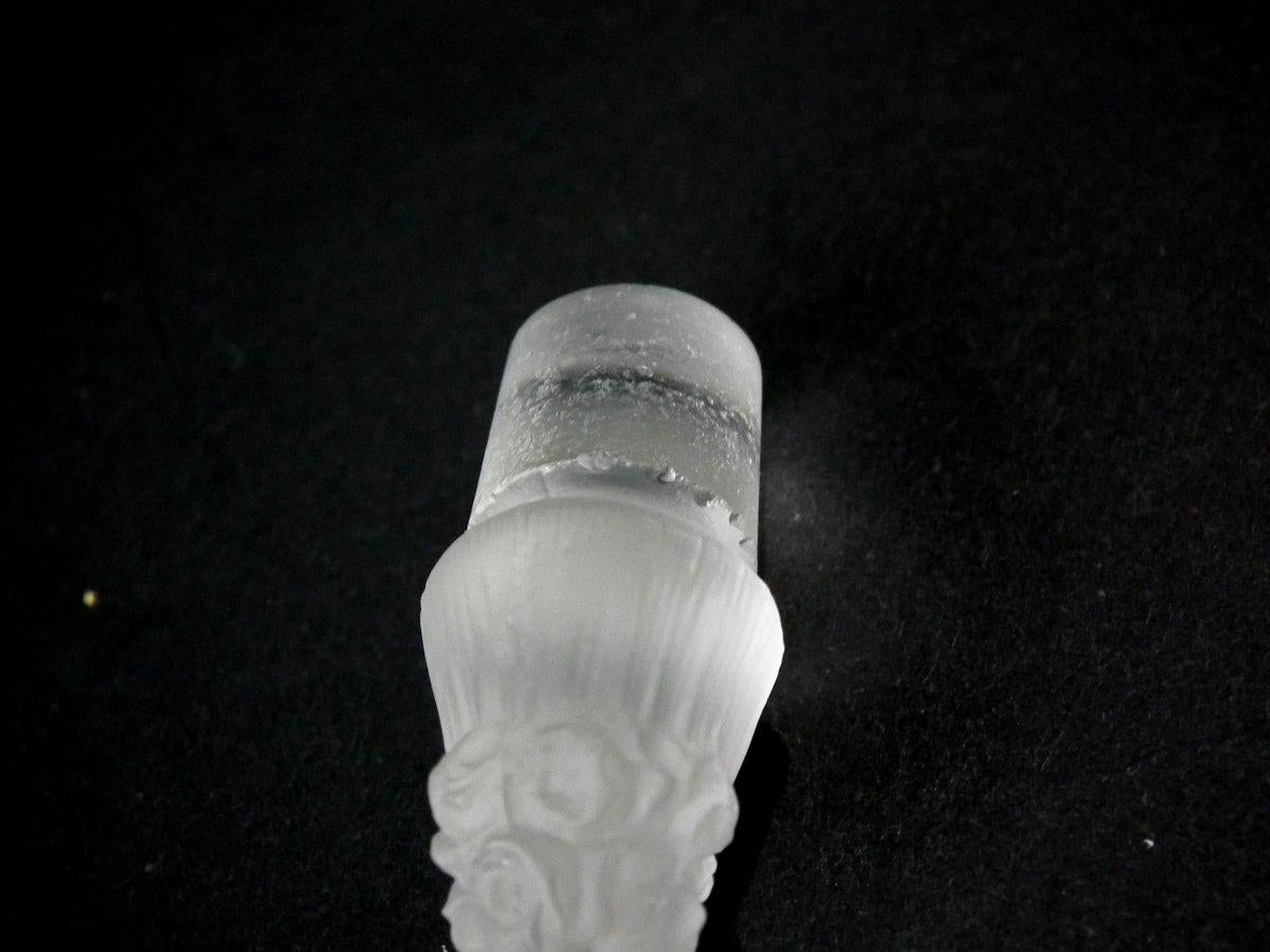 René Lalique Frosted Glass 'Pan' Perfume Bottle 1