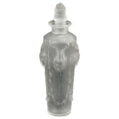 René Lalique Frosted Glass 'Pan' Perfume Bottle