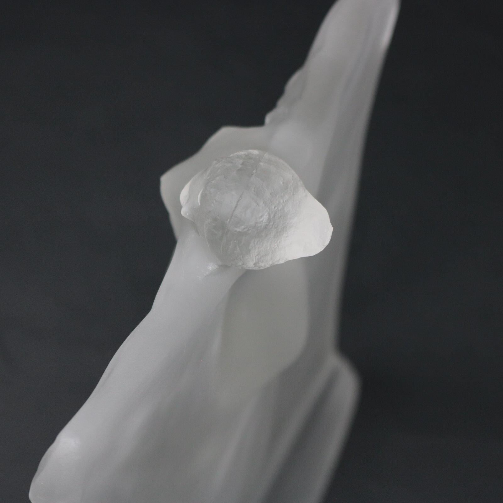 Rene Lalique Frosted Glass 'Thais' Statuette 8