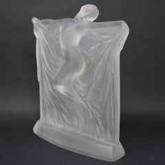 Rene Lalique Frosted Glass 'Thais' Statuette