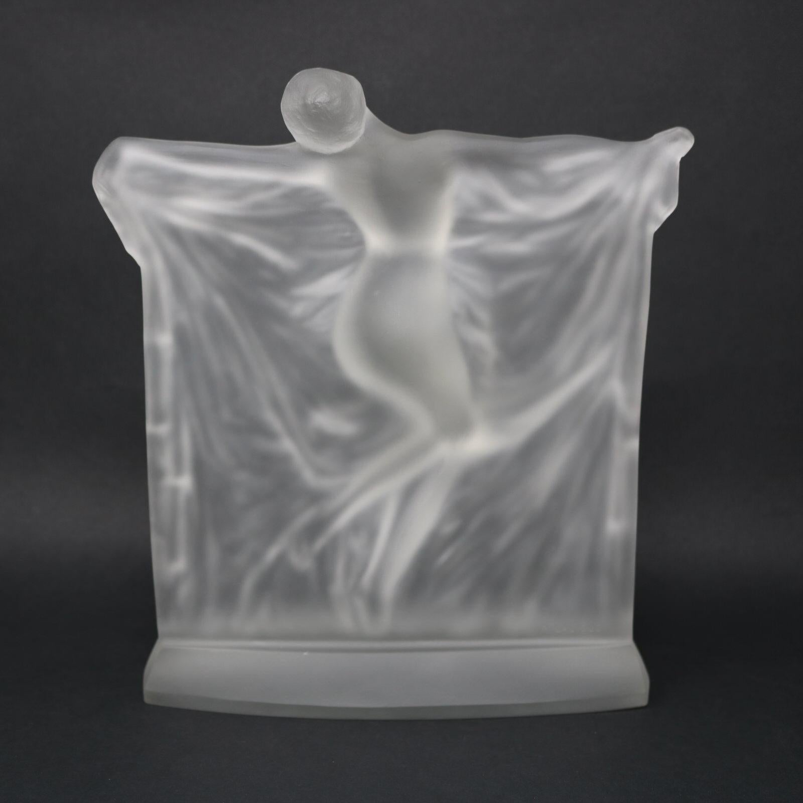 frosted glass sculpture