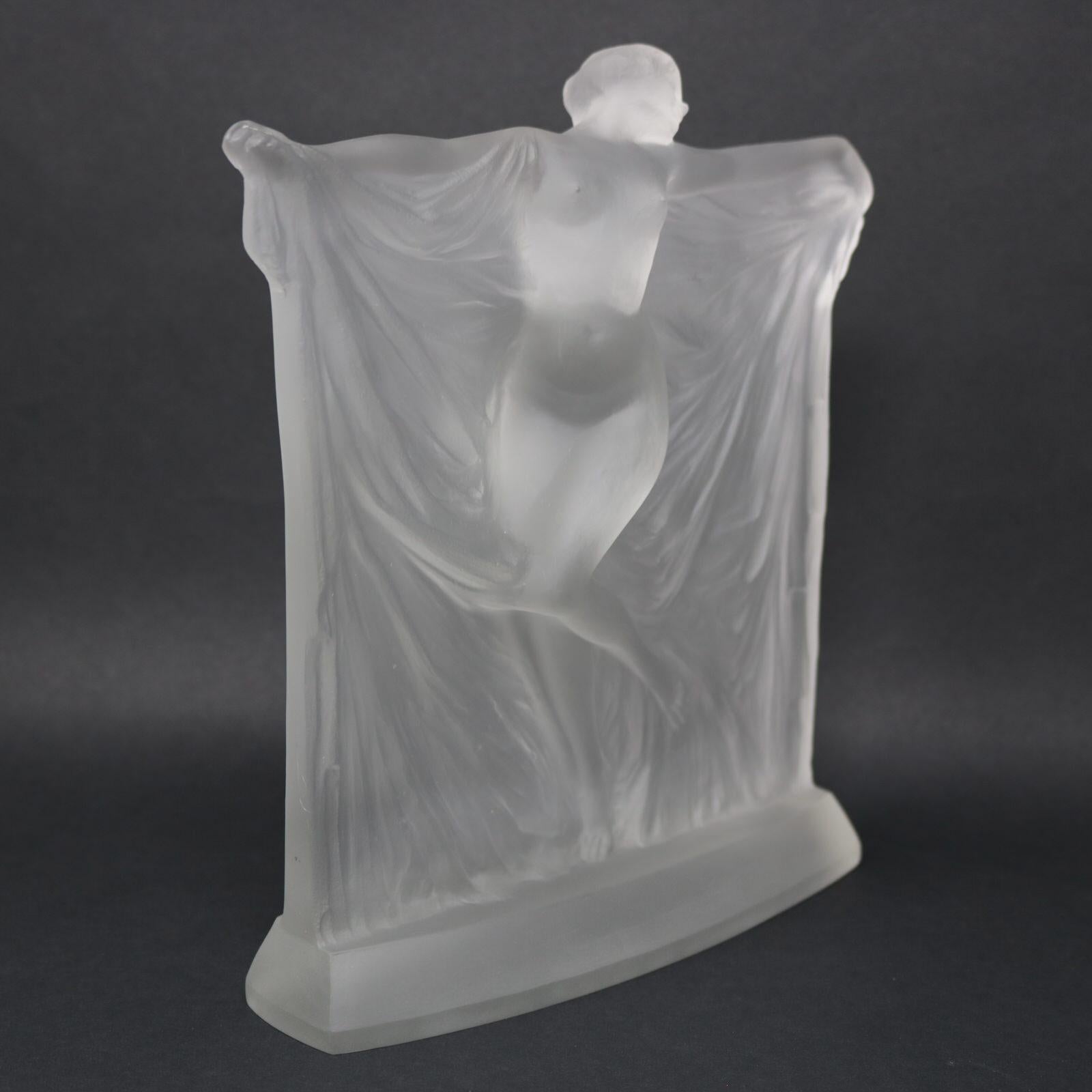 Rene Lalique Frosted Glass 'Thais' Statuette 1